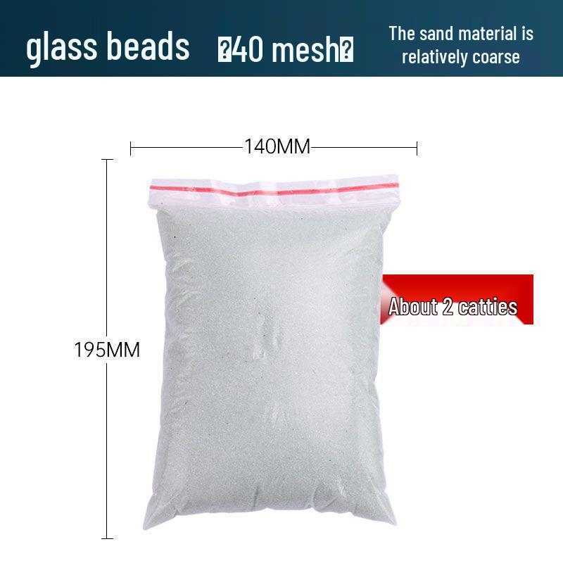 Sandblasting Machine with Brown/White Corundum, Glass Beads, and Emery for Abrasive Sand Use