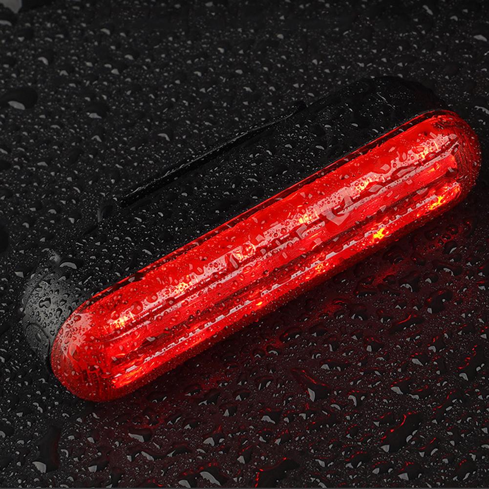 High Brightness Bike Rear Lamp USB Charging Smart Bike Taillight Brake Sensing Cycling Safety Warning Light for Bike Seat Post