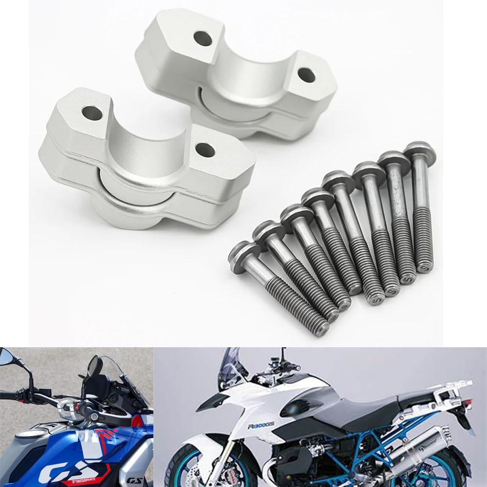 DOMOPAY For R1300GS R300GS Adventure 2024 2025 Handlebar Riser Accessories Handlebar Riser Lift Handlebar Clamp