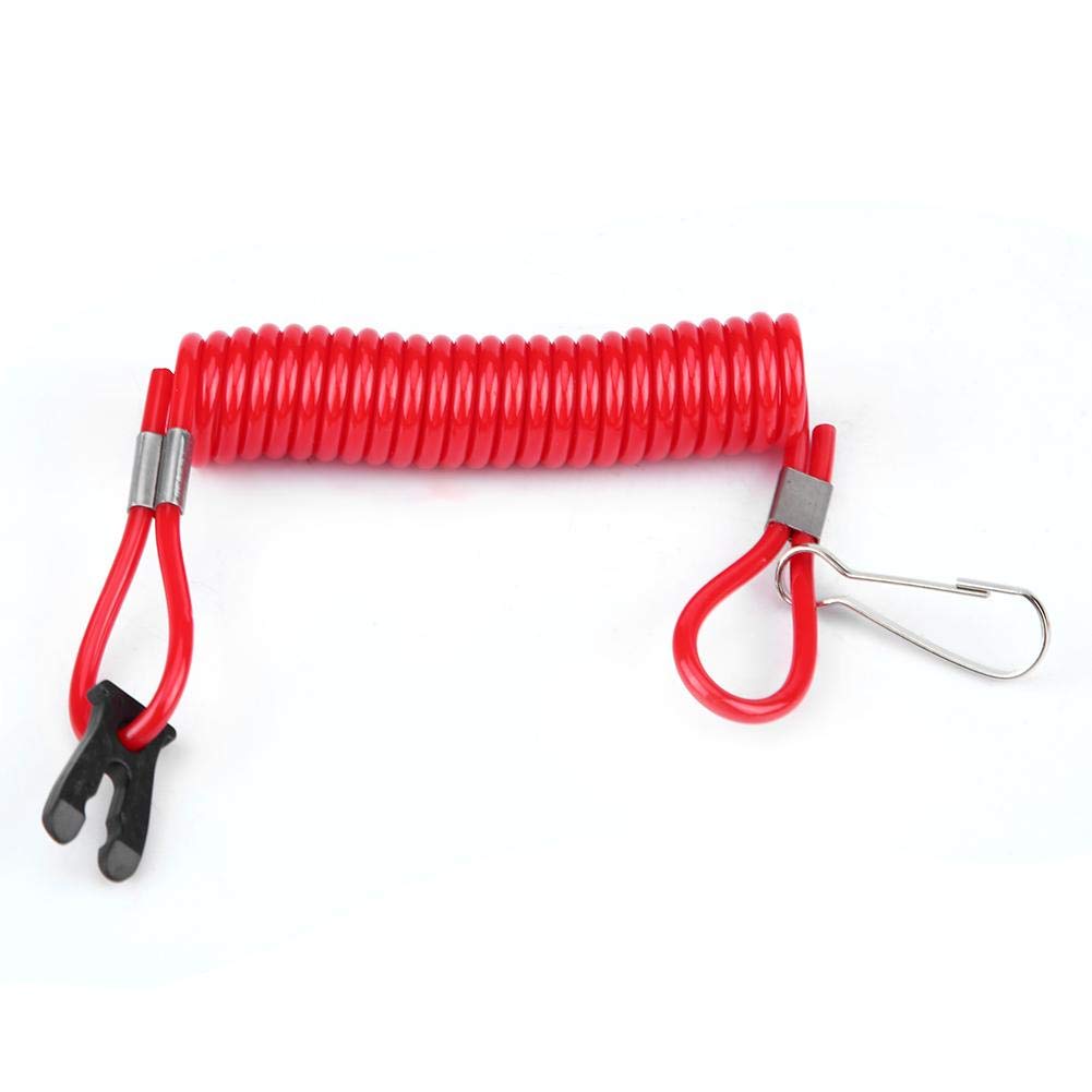 

KIMISS Suzuki Outboard Ignition Emergency Stop Switch Safety Tether Strap normal