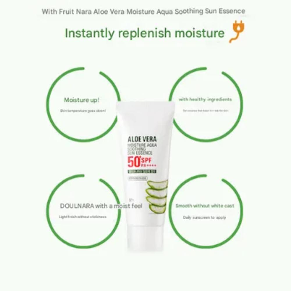 Kwa-il-Na-ra (=Frutta-Terra) Aloe Vera Moisture Aqua Soothing Sun Essence 50g