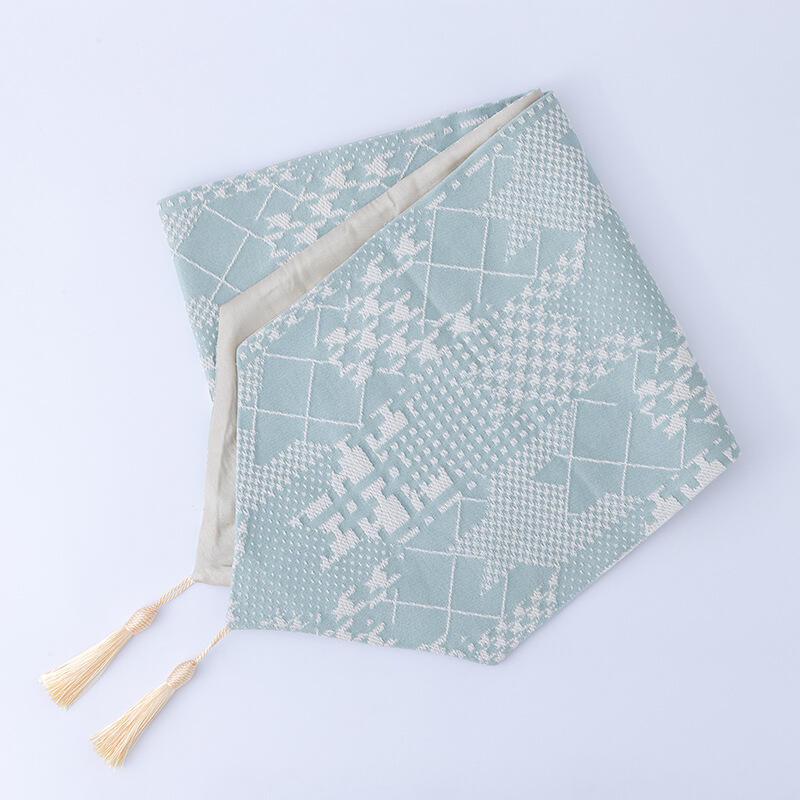 Bandeira de mesa de algodão leproso jacquard vento marroquino lenço de cauda de cama armário de sapatos de tv capa de mesa de cabeceira pano decoração de casa bandeira de mesa