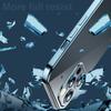 Plating Frame With Lens Protection Film Clear Phone Case For Iphone 14 13 12 11 Pro Max Xs Mini Xr X 7 8 Plus Se 2022 2020 Cover