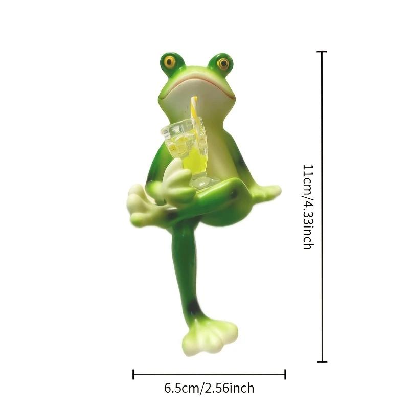 

Creative Resin simulation frog potted plant decoration Cute animals Suitable for decorating homes, gardens, and flower pots