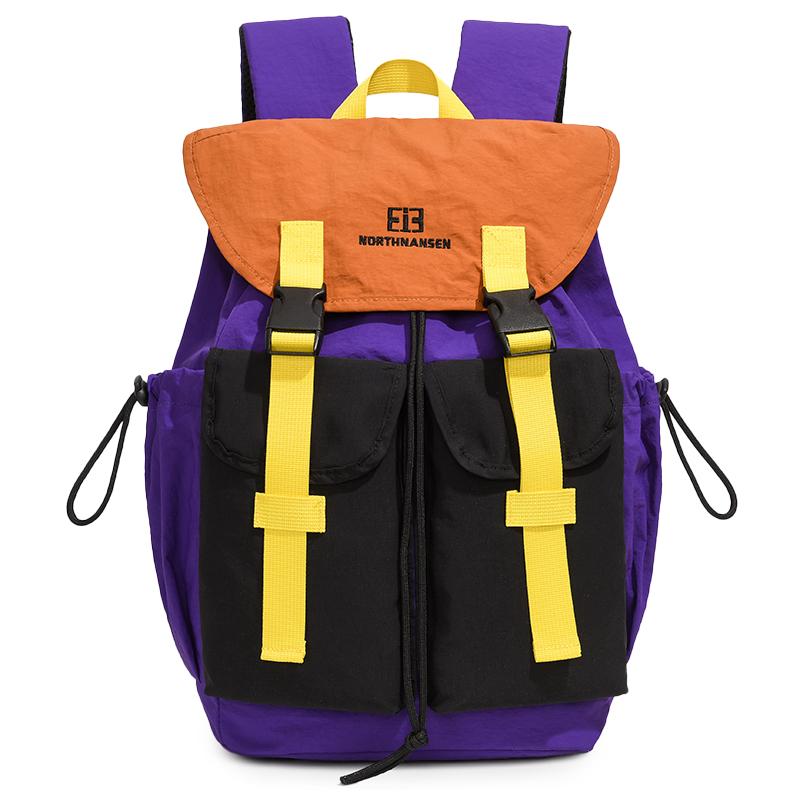 Color Block Backpack Sport Lightweight Outdoor Backpack