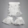 Jabot Collar Lace Wrist Cuffs Shirt Blouses Dress Removable Sleeves Ruffled Wrist Cuffs for Women Girl Photography