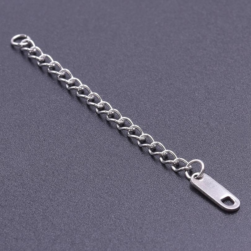 Silver/Gold Color Stainless Steel Extender/Extention/Tail Chains For Jewelry Making Bracelets Necklaces Anklets DIY Accessories