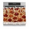 Seasonal Halloween Tie Oven Cover Curtain Pumpkin Ghost Pastoral Style Dishwasher Bow Decor Curtain Snowman Handmade