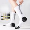 Men's Spring and Summer Thin, Quick-drying, Deodorizing and Breathable Mid-calf Sports Socks, Long Calf Badminton, Running and Basketball Socks