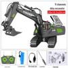 Remote Control Alloy Excavator & Dump Truck Toy Set for Kids