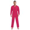 Utility Coverall for Men S-3XL: Easy Wear Front Zipper Jumpsuit, Long Sleeve with Classic Turn-Down Collar, Minimalist Design