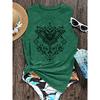 2026 New Geometric Moth Star Moon Print Round Neck Women Sleeveless Vest Soft Comfort Versatile Casual Summer Tank Top