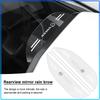 2PCS Car Transparent Car Rearview Mirror Rain Eyebrow Visor Cover For Volvo XC60 XC90 S60 S80 S40 V40 V60 V70 V50 XC70