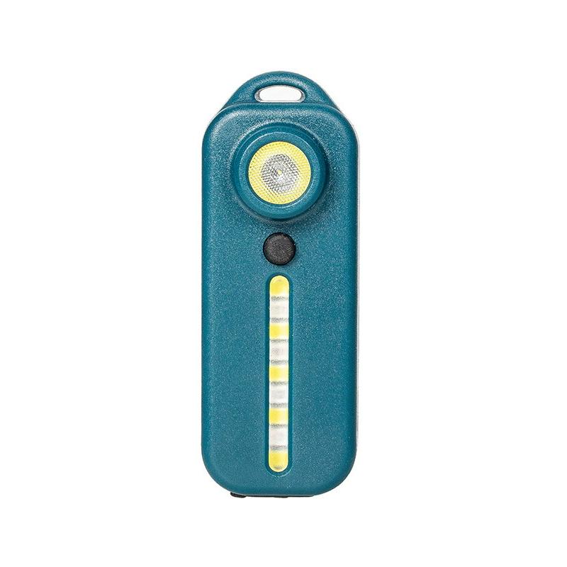 USB Recharge LED Flashlight Work Light Keychain Flashlight for Police Shoulder Clip Lights Warning Flashing Light Outdoor Lamp