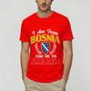 Vengo dalla Bosnia Portami in America T-shirt Bosniaca Estate Magliette in Cotone Per Unisex Maglietta Maniche Corte Y2K Abbigliamento Casual