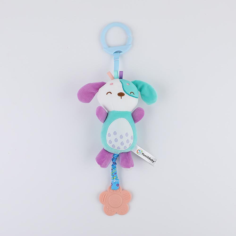 Newborn Soft Stuffed Animal Rattle Hand Grip Baby Toys Shaker Crinkle Squeaky Sensory Travel Acssories for Toddler Toy Gifts