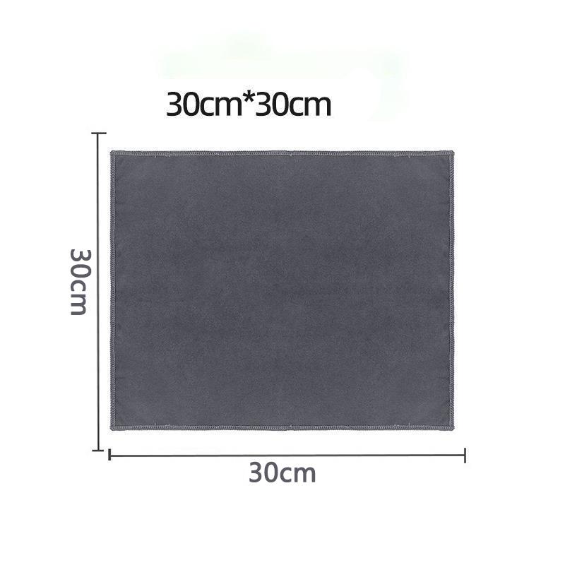 

30*30см Полотенце из микрофибры для автомойки Ткань для сушки и чистки автомобиля Оверлок Ткань для ухода за автомобилем Детейлинг Полотенце для автомойки Полировочные салфетки серый