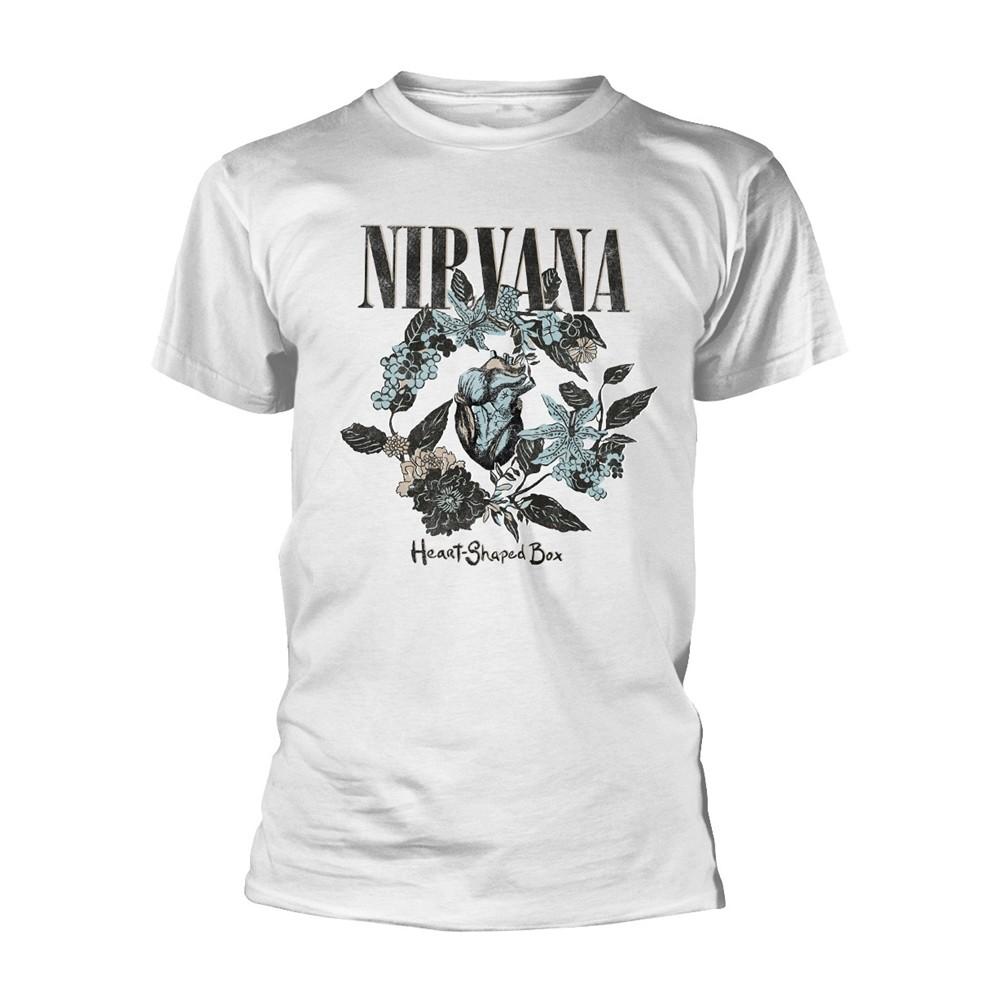 Nirvana Heart Shaped Box Licensed Tshirt Unisexs