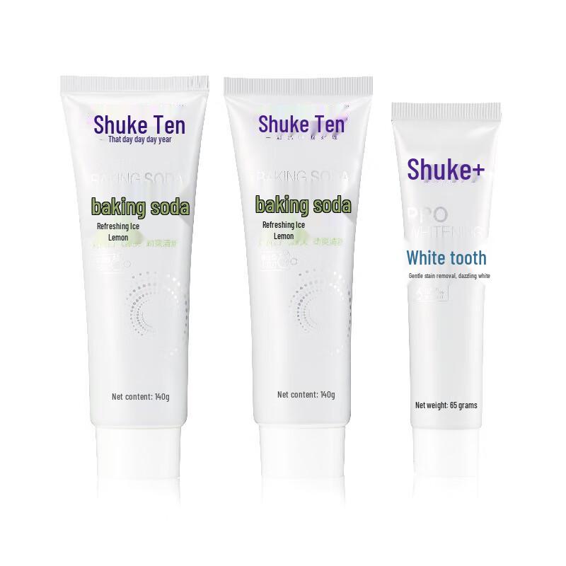 Shuke+ Baking Soda Whitening Toothpaste Set