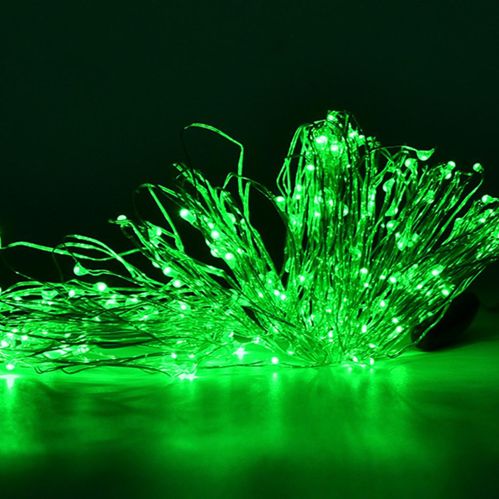 LED Solar String Lights Waterproof 100/200 LEDs Copper Wire Outdoor Garden Decor