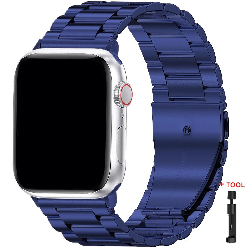 Stainless Steel Strap for Apple Watch S11 10 46mm 42mm Ultra 3 49mm 45mm 41mm 44mm Metal Band for IWatch Series 9 8 7 SE 6 5 4 3