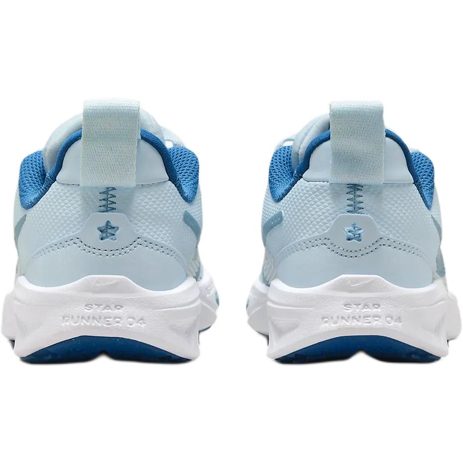 Nike Star Runner 4 PS Glacier Blue Denim Turquoise Kids Sneakers Astronomy-Blue White DX7614-404