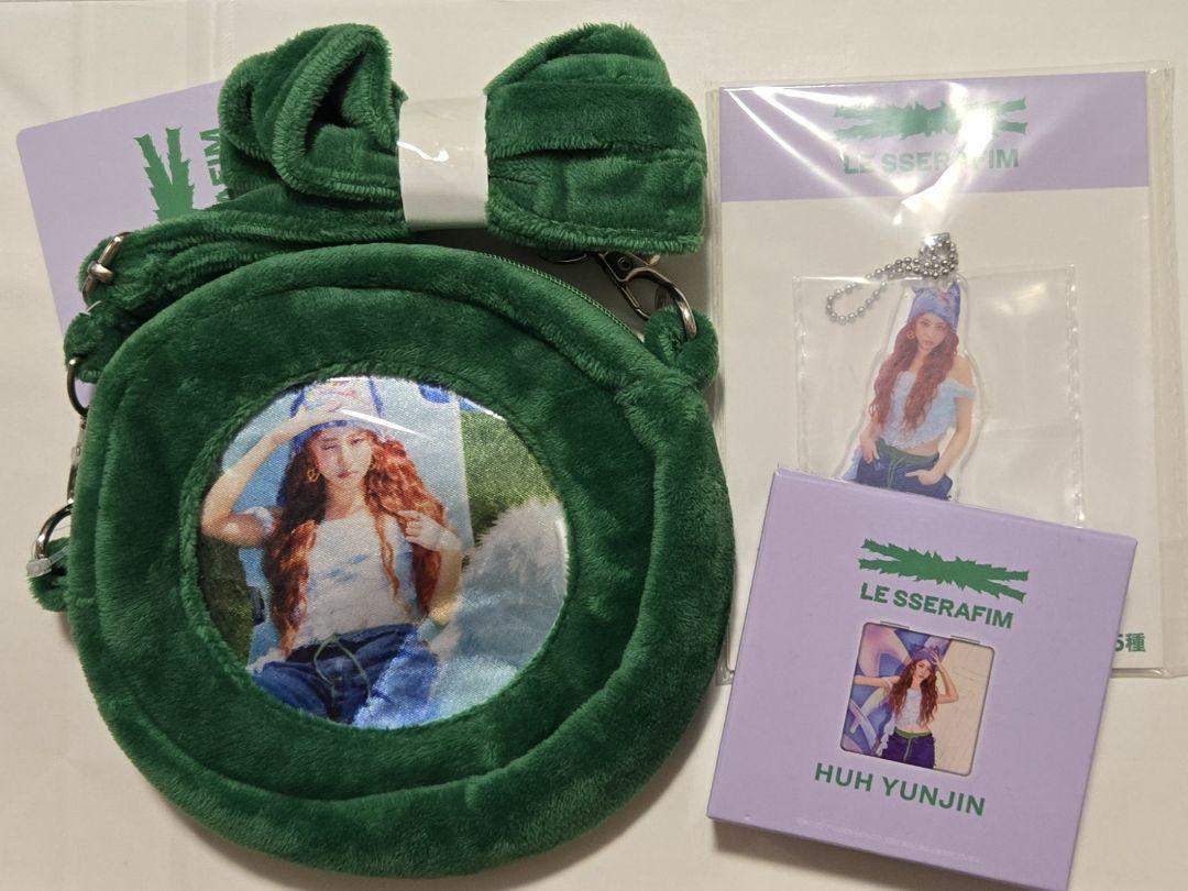 

[USED] SEGA exclusive Lucera acrylic keychain, two-sided mirror, pouch, Yunjin, 3-piece set