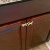Simple Metal Cabinet Knob Drawer Pulls Bowknot Shape Furniture Decorative Handle for Kitchen Cupboard Wardrobe