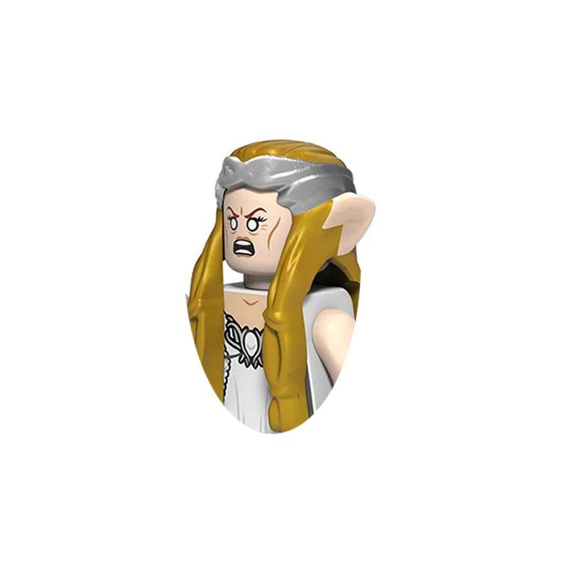 Kids Toys Medieval Film Figures Series Goblin Orcs Uruk-hai Sauron Assembly Model Small Particles Building Blocks Boys Gifts