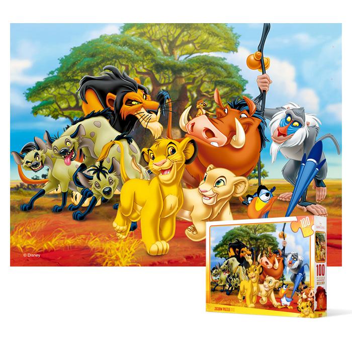 The Lion King (Oversized) Jigsaw Puzzle Disney Animation 100 Piece