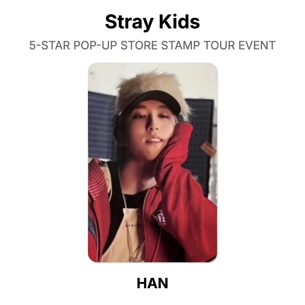 Stray Kids 5-STAR POP-UP STORE STAMP TOUR EVENT Official Photocard