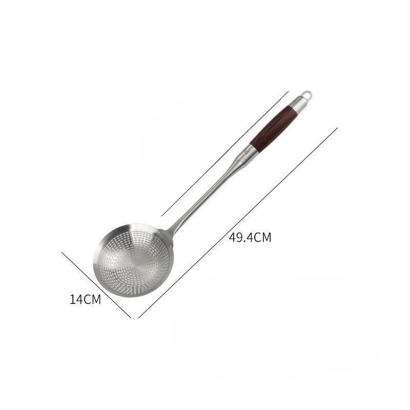 Stainless Steel Strainer for Household Kitchen and Dining, Extended Grease Trap for Scooping Noodles, Long-handled Filter Screen