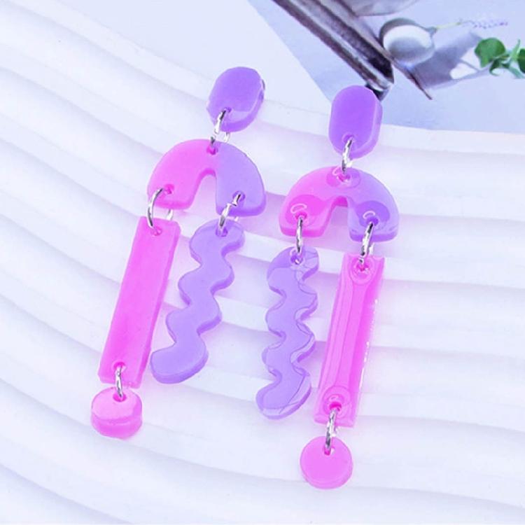 Unique Earring Silicone Molds Irregular Resin Jewelry Pendant Keychain Charm Mol