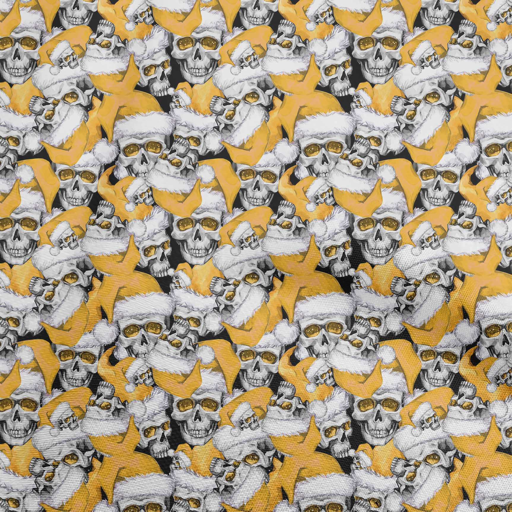 

OneOone Cotton Flex Fuschia Pink Fabric Череп Швейна тканина у дворі з принтом для шиття одягу своїми руками 40 дюймів 42 Inch Wide - Viscose Chiffon жовтий