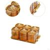 Appetizer Plate for Dried Fruits, Divided Serving Box with Lid Dining Room