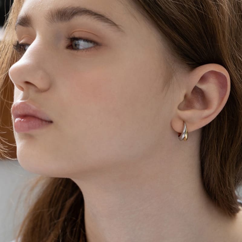 Tatiana Blended Flow Hoop Earrings EC3178