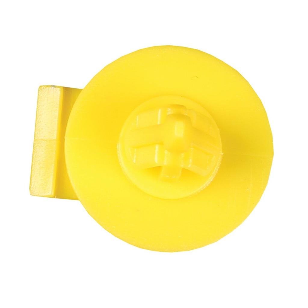 BCF744 10 stycken plastklämmor för Mini Cooper OEM: 51717127743 (Gul färg)