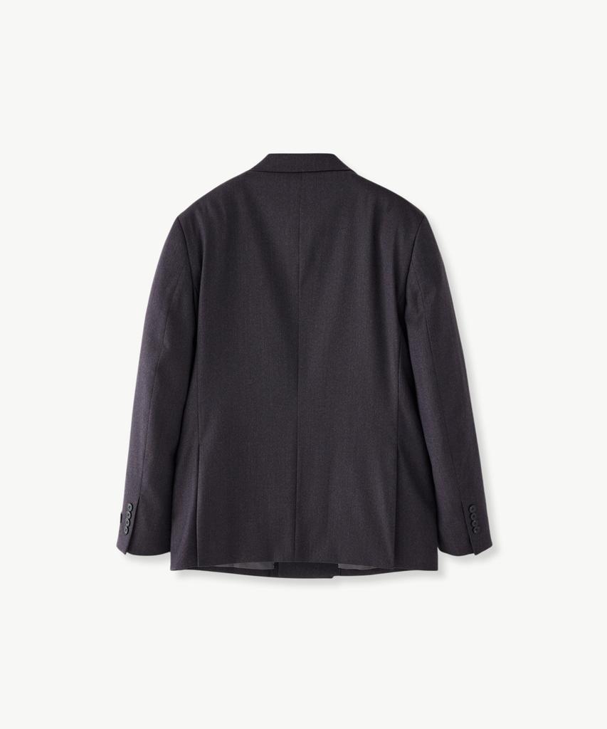 Stco Wool Solid Double-Breasted Jacket_Violet (Classic Fit)_Ssjxa61Dsv