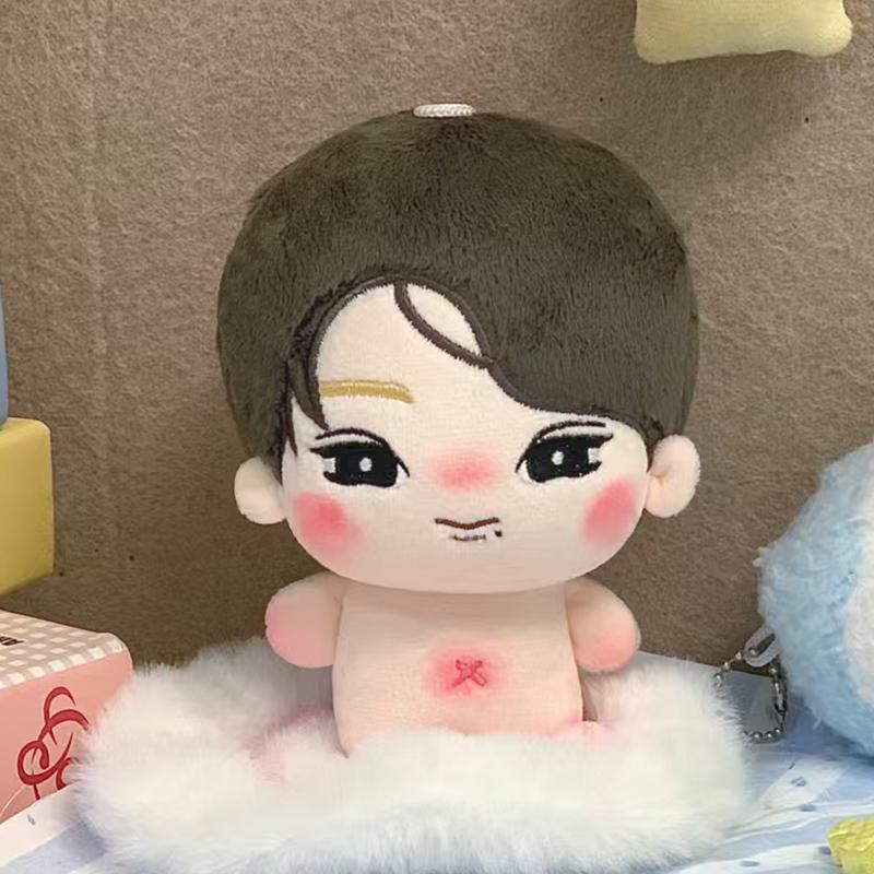 10cm Kawaii Naked Plush Cotton Doll Idol Stuffed Super Star Figure Doll Cute Anime Gaming Peripherals Body Doll for Girls Gifts