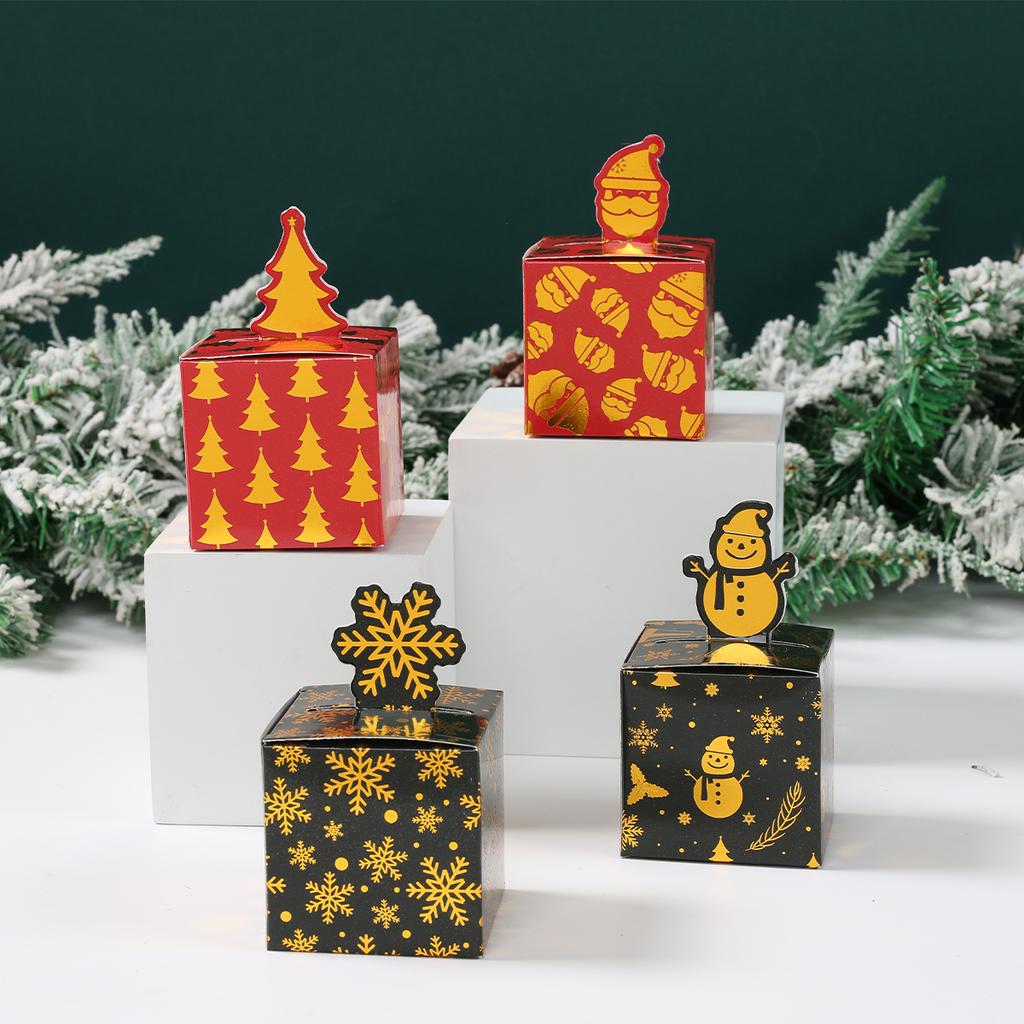 Weihnachtsgeschenkboxen Frohe Weihnachten Dekorationen für Zuhause 2025 Navidad Natal Weihnachtsbaumschmuck Süßigkeiten Keksdosen Neujahrsgeschenk 2026
