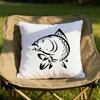 NNash Fishing logo Cushion Cover Soft Reversible Durable Pillow Cover MultiScene Use for Home Car Daily Comfort