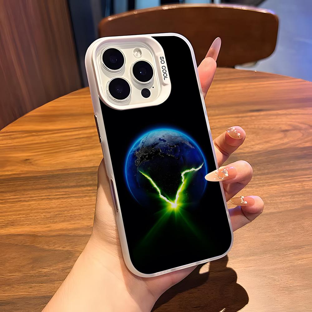Movie A-Alien Romulus Phone Case For IPhone 17 Air 16 15 14 Plus 13 12 11 Pro 7 8 XS Max XR Silver White Bumper Case