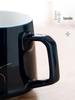 Jilan Ceramic Office Tea Brewing Cup with Lid - Customizable Business Gift