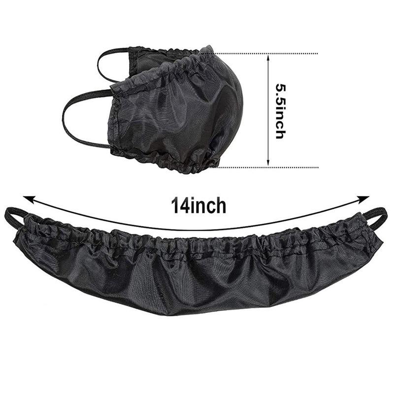 2pcs Beard Caps Mask Beard Bonnet for Men Beard Bandana Covers Adjustable Facial Hair Apron Guard Bonnet Bedtime Bib Cap