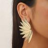 Creative metal sunflower earrings for women summer fashion net red ins temperament niche design earring style 2