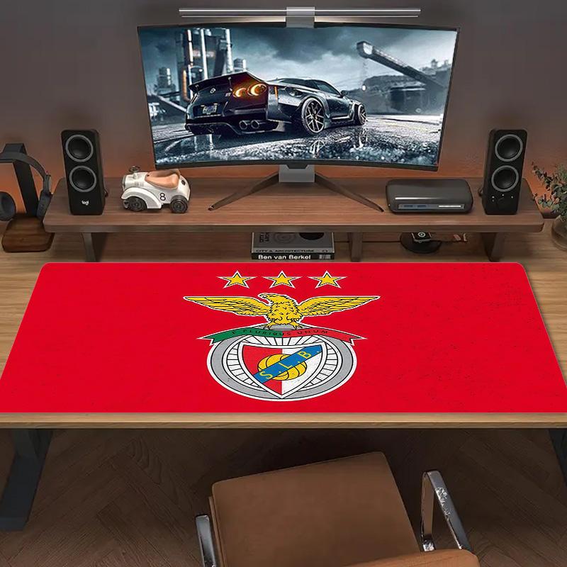 Sport Lisboa e Benfica Print  Cushion Non-slip Laptop Tablet Big Mousepad XXL Mat Mini PC Playmat With Lock edge