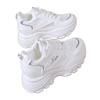 Daddy Shoes Women's Mesh Inner Height Increase White Shoes Women's Casual Versatile Sports Shoes