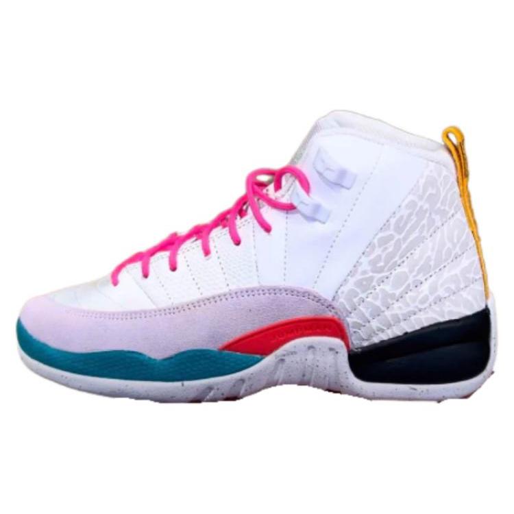 New Jordan 12 Retro White Vapor Green GS 153265-130