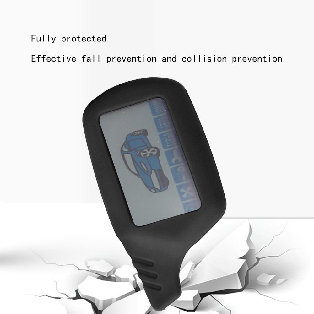 Silicone B9/ B6/A91/A61 LCD Body Cover Case 2 Way Car Alarm For Starline B9 B91 B6 B61 A91 A61 V7 Remote Key Chain