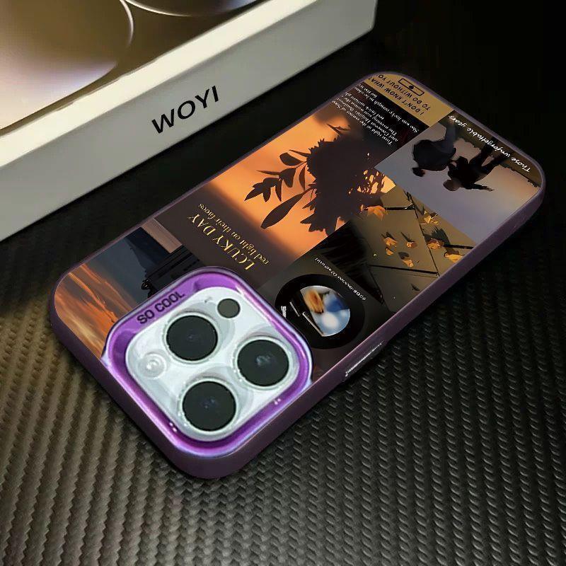 Silver Sunset Couples Phone Case for iPhone 17Pro & Air/16/15/14/13/12/11